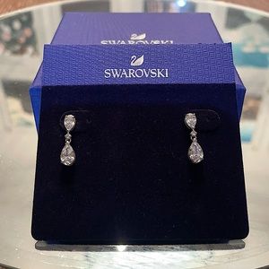 Swarovski Palace Drop Pierced Earrings